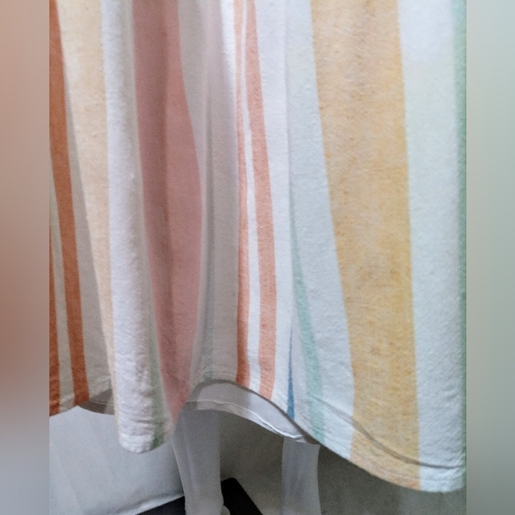 Rails Multi-Colored Striped S/L Midi Dress - Picture 6 of 7